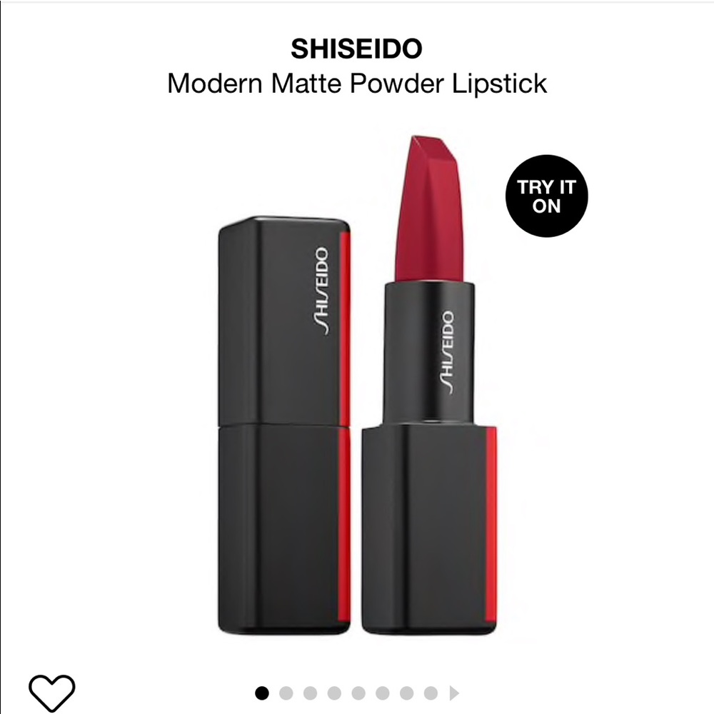 Shiseido matte lipstick red